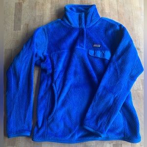 Patagonia Re-Tool Snap-T Fleece Pullover / women’s medium / royal blue